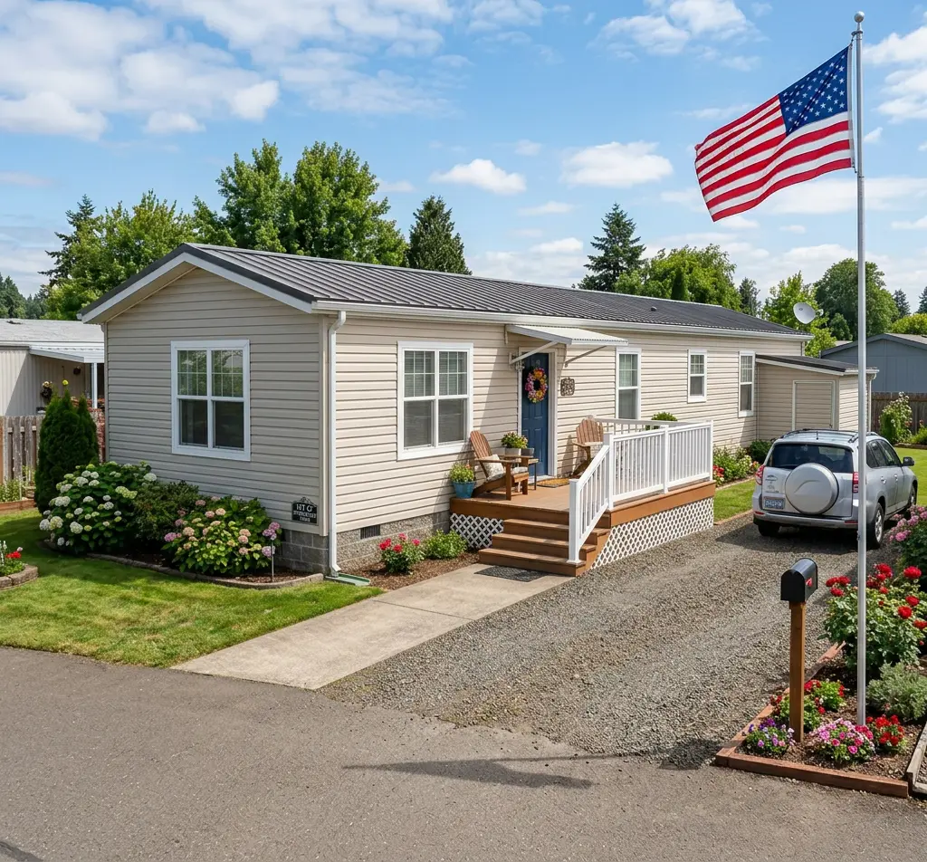 A well-kept manufactured home Sierra Air services for HVAC in Reno