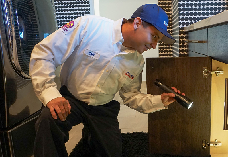 Plumbing repair technician