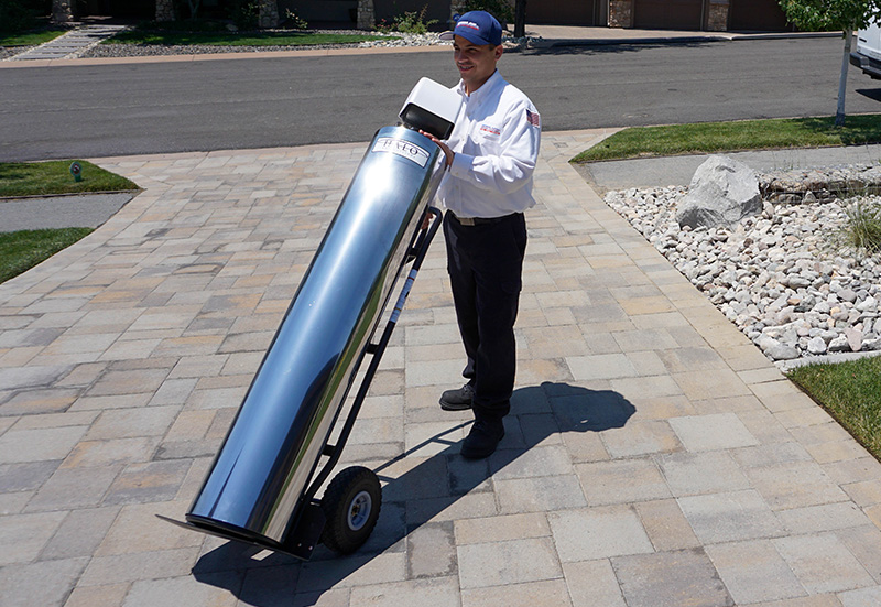 Water treatment installation