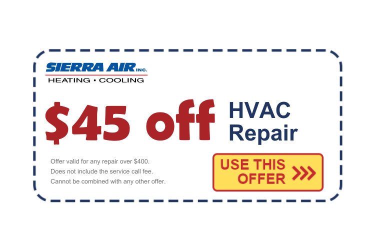 AC, Heating, Ventilation, & Plumbing Specials in Reno, NV!