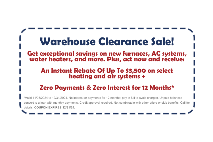 Warehouse Clearance Sale